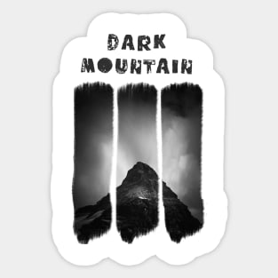 Dark Mountain - Pizzo Scalino - Italy Sticker